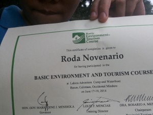 Basic Ecotourism Training Certified!