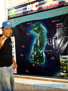 Tatay Ruben, introducing me to the island.