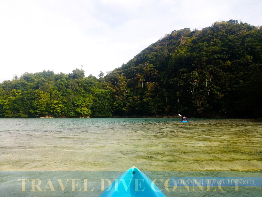 North Lagoon, on a kayak