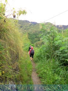 The hike up to Buscalan.